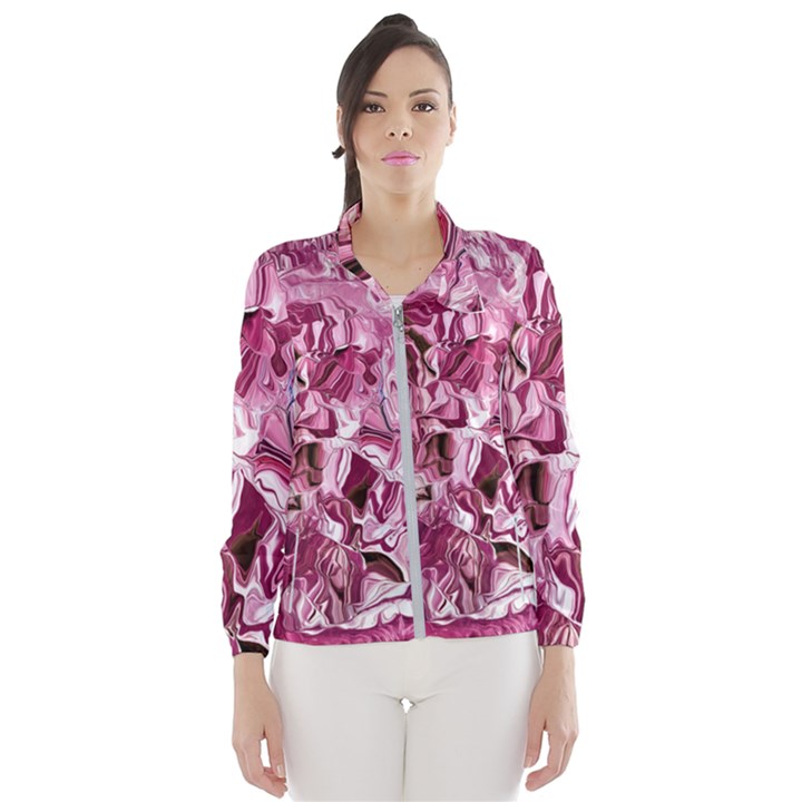 Rosa Antico Smudged Women s Windbreaker