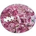 Rosa Antico Smudged Wooden Puzzle Round View3