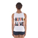 Happy Halloween Slot Text Orange Sport Tank Top  View2