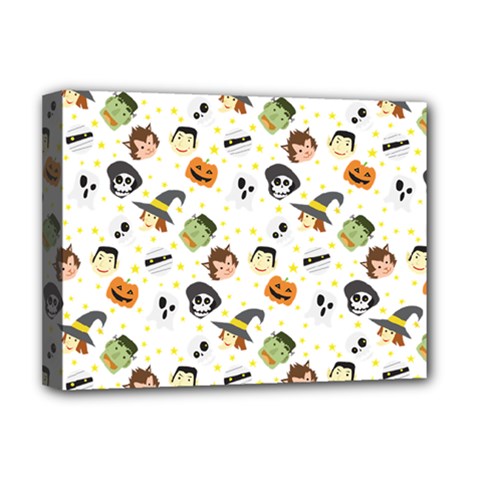 Happy Halloween Vector Images Deluxe Canvas 16  X 12  (stretched)  by Sarkoni