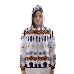 Halloween Holidays Women s Hooded Windbreaker by Sarkoni