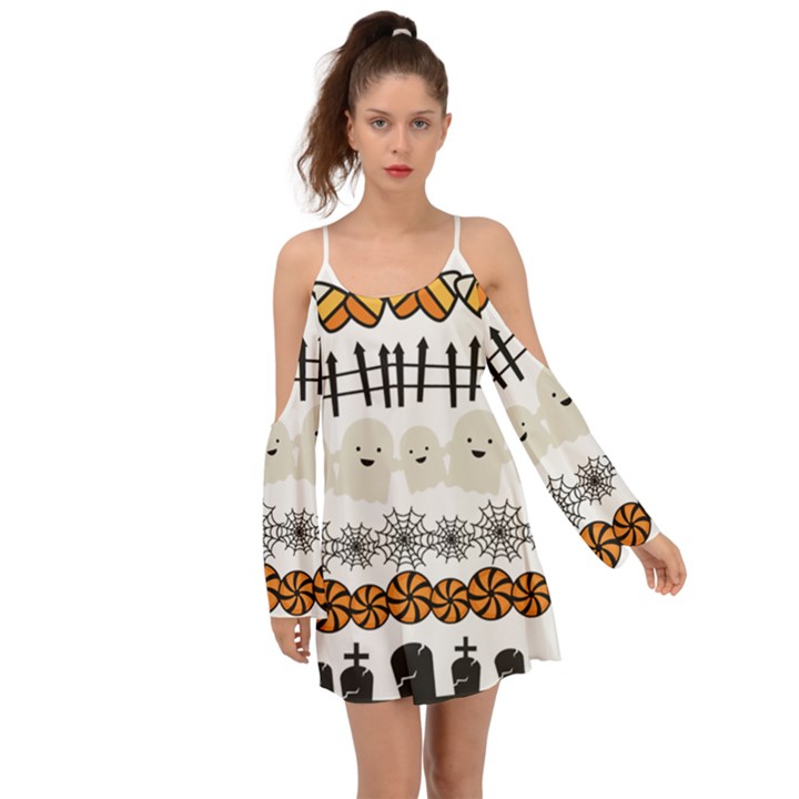 Halloween Holidays Boho Dress