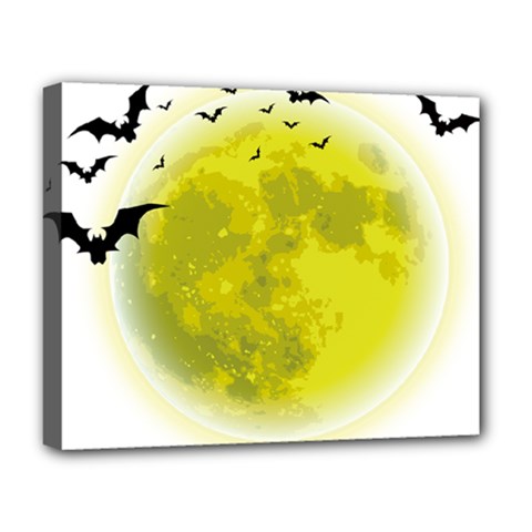 Happy Halloween Deluxe Canvas 20  X 16  (stretched)