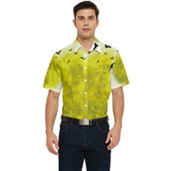 Happy Halloween Men s Short Sleeve Pocket Shirt  by Sarkoni