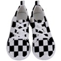 Black White Chess Board Women s Lightweight Sports Shoes View1