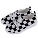 Black White Chess Board Women s Lightweight Sports Shoes View2