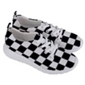 Black White Chess Board Women s Lightweight Sports Shoes View3