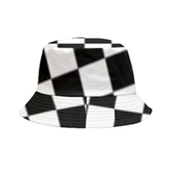 Black White Chess Board Bucket Hat by Ndabl3x