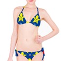 Blue Yellow October 31 Halloween Classic Bikini Set View1