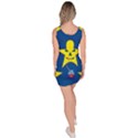 Blue Yellow October 31 Halloween Bodycon Dress View4