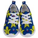 Blue Yellow October 31 Halloween Kids  Lightweight Sports Shoes View1