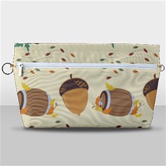 Leaves Foliage Acorns Barrel Handbag Organizer