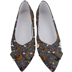 Halloween Bat Pattern Women s Bow Heels by Ndabl3x