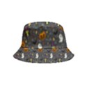 Halloween Bat Pattern Inside Out Bucket Hat (Kids) View1