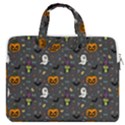 Halloween Bat Pattern MacBook Pro 13  Double Pocket Laptop Bag View1