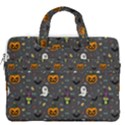 Halloween Bat Pattern MacBook Pro 13  Double Pocket Laptop Bag View2