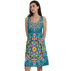 Abstract Digital Artwork Classic Skater Dress