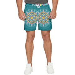 Abstract Digital Artwork Men s Runner Shorts by Ndabl3x