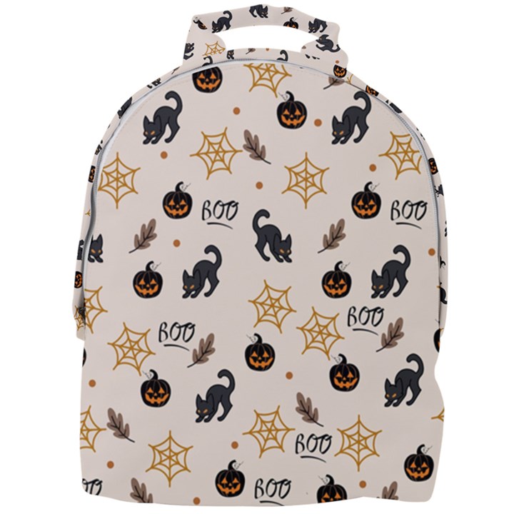 Cat Halloween Pattern Mini Full Print Backpack