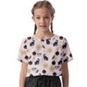 Cat Halloween Pattern Kids  Basic T-Shirt View1