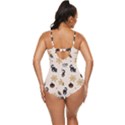 Cat Halloween Pattern Retro Full Coverage Swimsuit View4