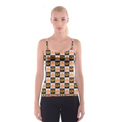 Chess Halloween Pattern Spaghetti Strap Top by Ndabl3x