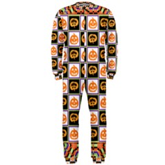 Chess Halloween Pattern Onepiece Jumpsuit (men) by Ndabl3x