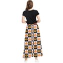 Chess Halloween Pattern Maxi Chiffon Skirt View2