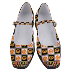 Chess Halloween Pattern Women s Mary Jane Shoes by Ndabl3x