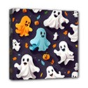 Ghost Pumpkin Scary Mini Canvas 8  x 8  (Stretched) View1