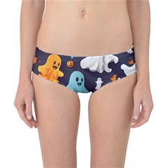 Ghost Pumpkin Scary Classic Bikini Bottoms by Ndabl3x