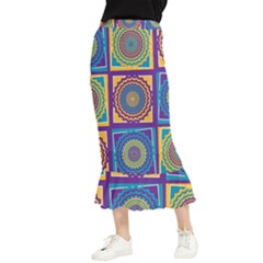 October 31 Halloween Maxi Fishtail Chiffon Skirt by Ndabl3x