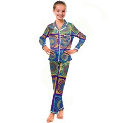 October 31 Halloween Kids  Satin Long Sleeve Pajamas Set by Ndabl3x