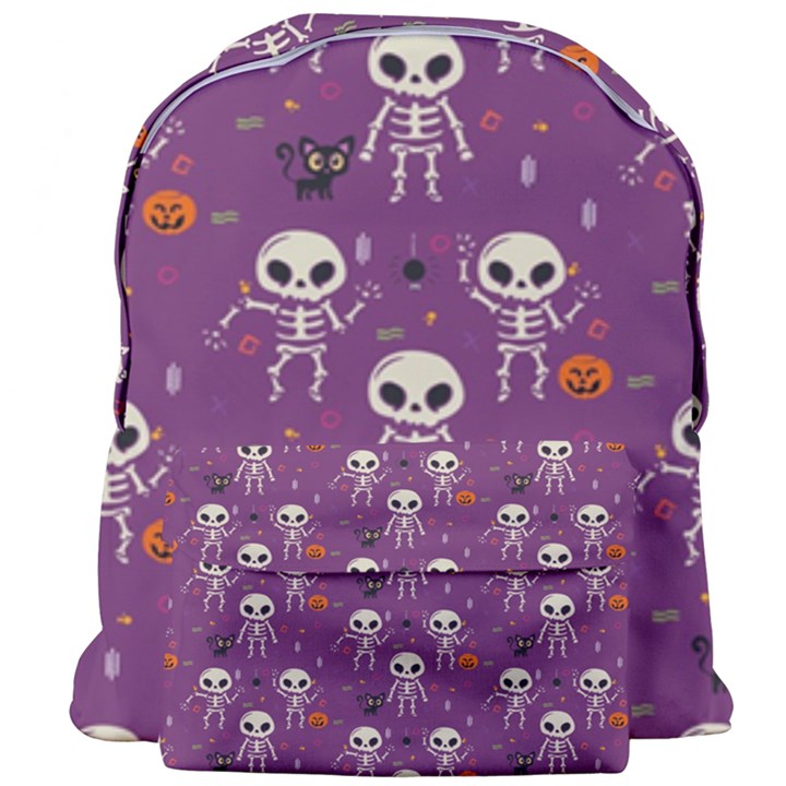 Skull Halloween Pattern Giant Full Print Backpack