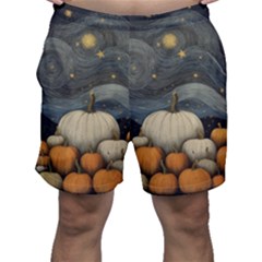 Pumpkin Halloween Men s Shorts by Ndabl3x