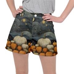 Pumpkin Halloween Women s Ripstop Shorts by Ndabl3x