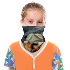 Pumpkin Halloween Face Covering Bandana (kids) by Ndabl3x