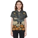 Pumpkin Halloween Short Sleeve Pocket Shirt View1