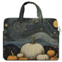 Pumpkin Halloween MacBook Pro 16  Double Pocket Laptop Bag  View1