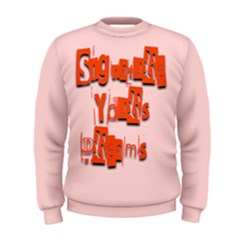 Signature  Tag Design Men s Sweatshirt