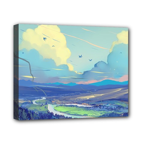 Digital Art Fantasy Landscape Canvas 10  X 8  (stretched) by uniart180623