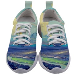 Digital Art Fantasy Landscape Kids Athletic Shoes by uniart180623