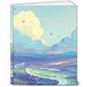 Digital Art Fantasy Landscape 8  x 10  Softcover Notebook View1