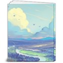 Digital Art Fantasy Landscape 8  x 10  Softcover Notebook View2