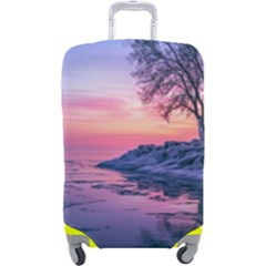 Tree Nature Plant Outdoors Ice Toronto Scenery Snow Luggage Cover (large) by uniart180623