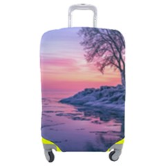 Tree Nature Plant Outdoors Ice Toronto Scenery Snow Luggage Cover (medium) by uniart180623