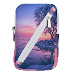 Tree Nature Plant Outdoors Ice Toronto Scenery Snow Belt Pouch Bag (small) by uniart180623