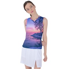 Tree Nature Plant Outdoors Ice Toronto Scenery Snow Women s Sleeveless Sports Top by uniart180623