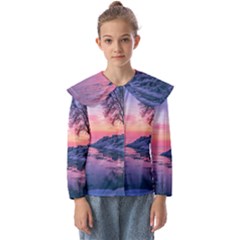 Tree Nature Plant Outdoors Ice Toronto Scenery Snow Kids  Peter Pan Collar Blouse by uniart180623