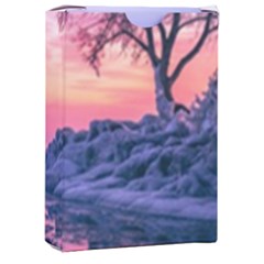 Tree Nature Plant Outdoors Ice Toronto Scenery Snow Playing Cards Single Design (rectangle) With Custom Box by uniart180623